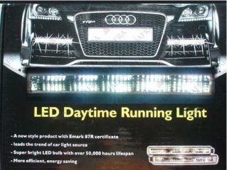 ŚWIATŁA LED DO JAZDY DZIENNEJ E4 DRL HELLA AUDI A6 C5 C6