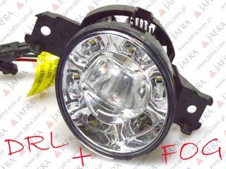 ŚWIATŁA LED DO JAZDY DZIENNEJ DRL + HALOGEN LED NISSAN QASHQAI / QASHQAI +2 2007 - 2015