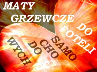 MATA GRZEWCZA DO FOTELI SAMOCHODOWYCH 12V ZESTAW NA DWA FOTELE