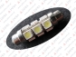 LED FESTOON C5W 42mm 12 5050 SMD - RURKA 4 STRONY