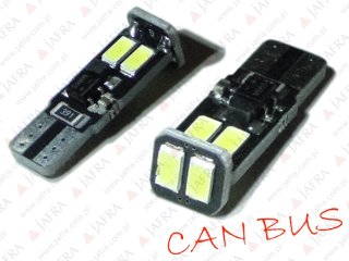 CAN BUS LED W5W T10 6 5630 SMD BI POLARNA