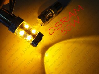 ŻARÓWKA LED 50W OSRAM PY21W BAU15S 12V POMARAŃCZOWA AMBER