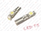 LED T5 3 1210 SMD - ŻARÓWKA LED WHITE BIAŁA