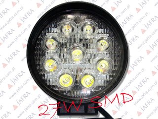 HALOGEN LED 27W HIGH POWER SPOT LIGHT ROBOCZE OFF ROAD 12V 24V