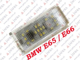 BMW seria 7: E65 / E66 LED TABLICY REJESTRACYJNEJ WXP