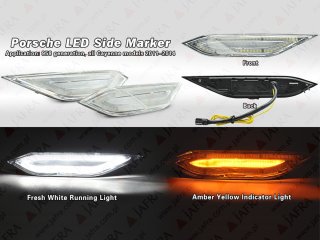 PORSCHE CAYENNE 958 KIERUNKOWSKAZ LED + POZYCJA CLEAR