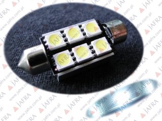 CAN BUS LED FESTOON C5W 39mm 6 5050 SMD RURKA 12V RADIATOR