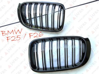 BMW F25 X3 LCI 2014 - ... GRILL CZARNY POŁYSK BLACK SHADOW NERKI M LOOK