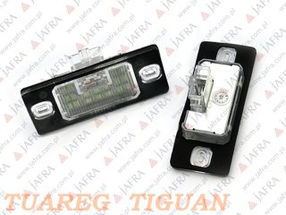 VW TIGUAN 2007 ~ 2011 LAMPKA LED TABLICY REJESTRACYJNEJ